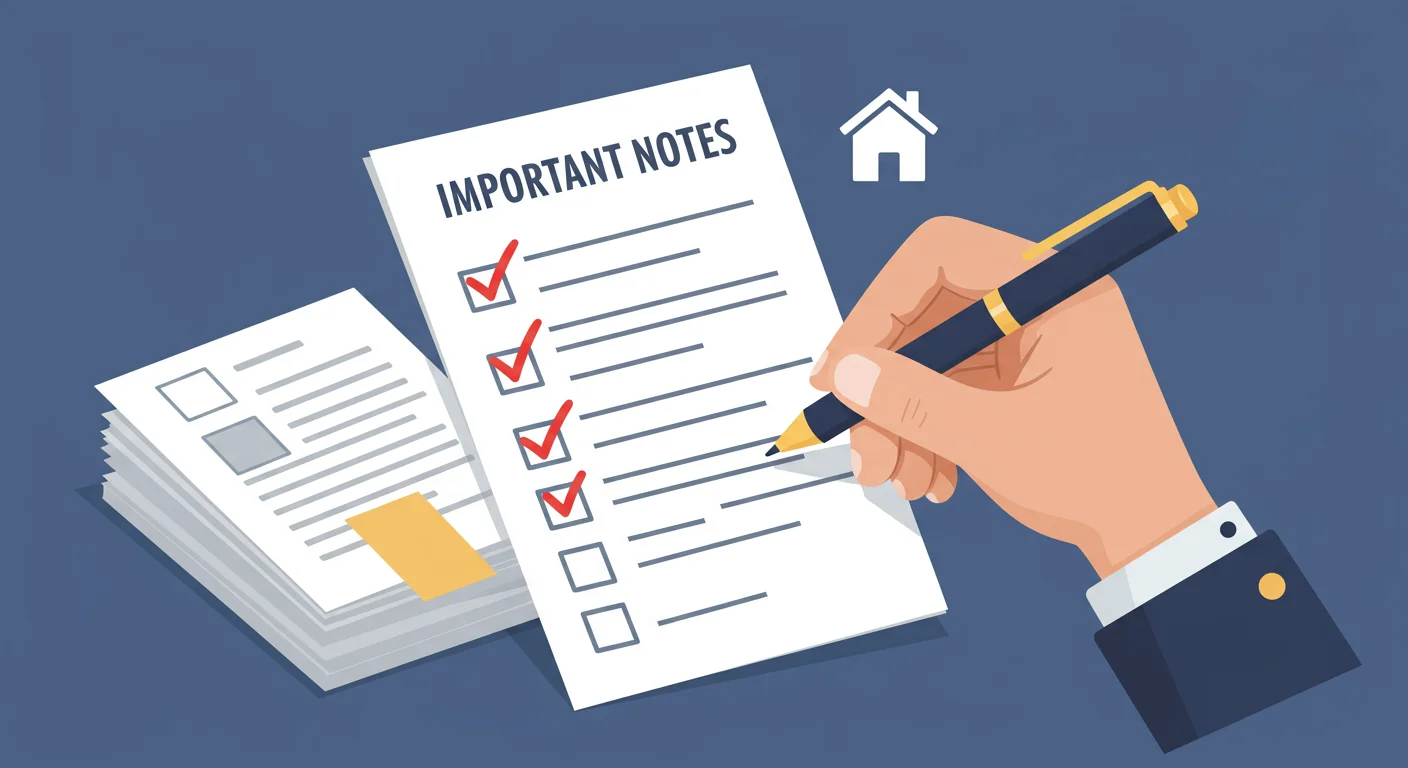 꼭 알아둬야 할 점, 미리미리 체크해요!