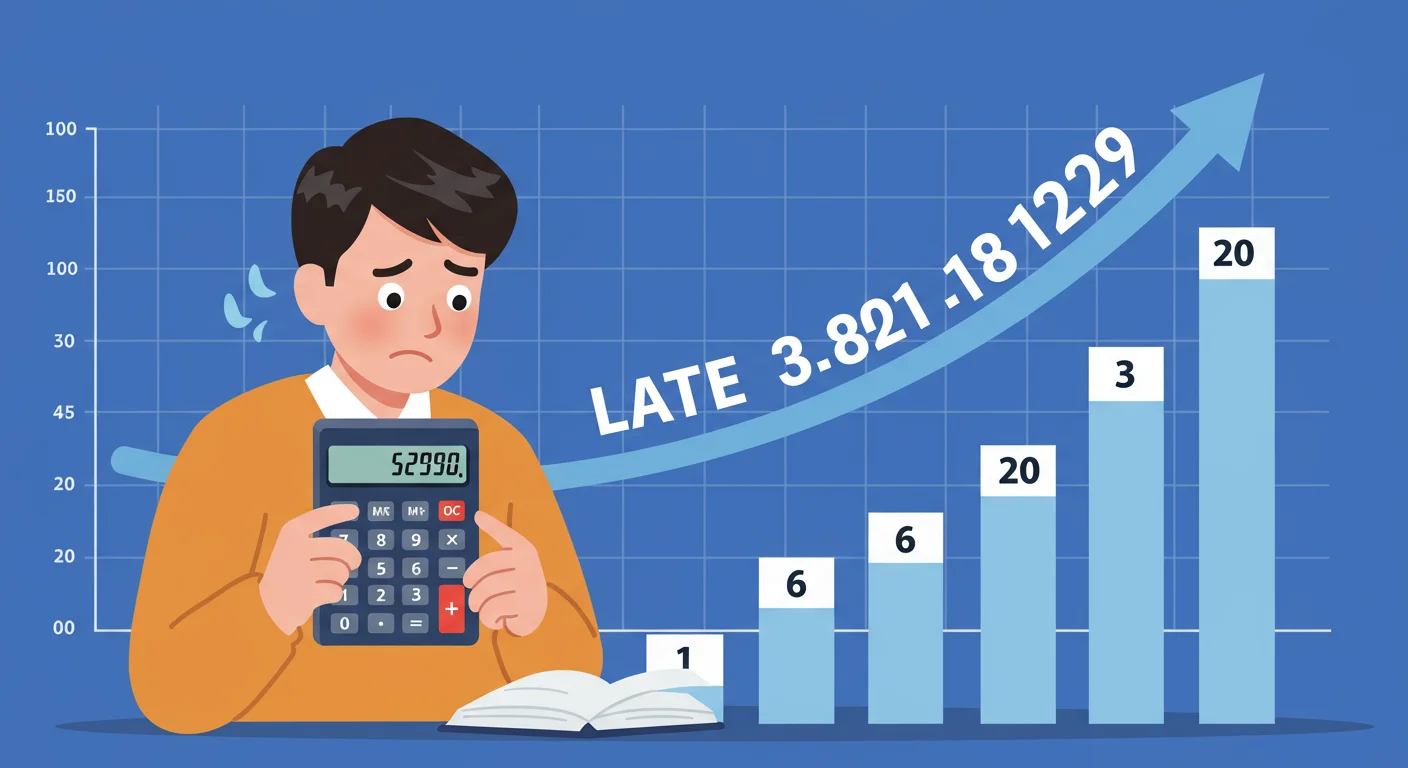 연체 이자, 얼마나 무섭게 늘어날까요? 💸