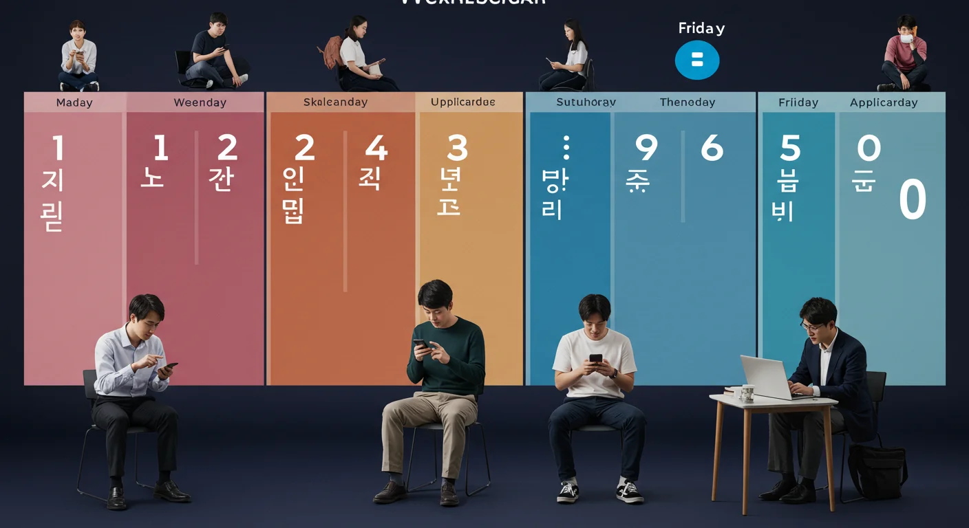 요일별 신청, 똑똑하게 준비해요!
