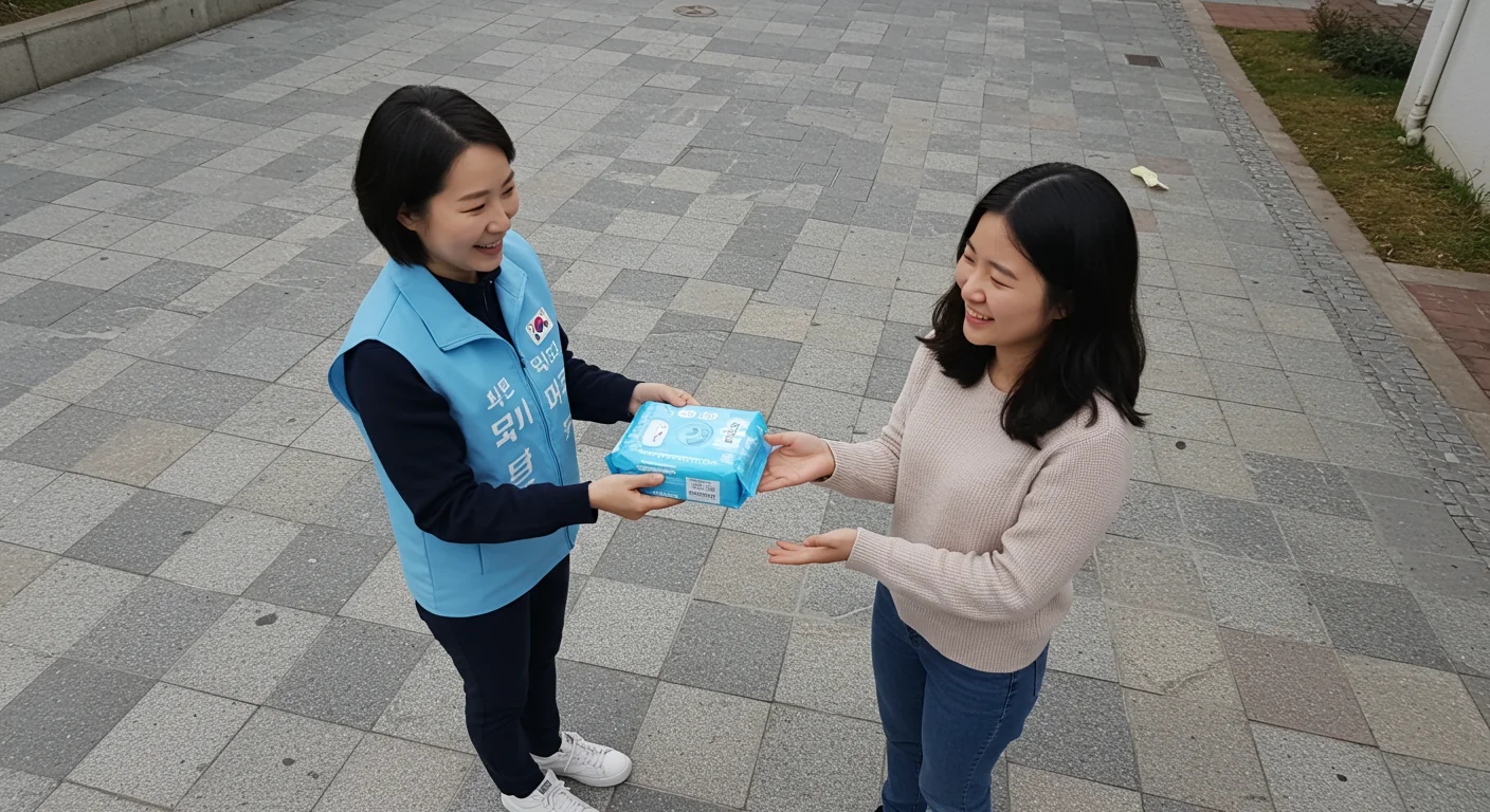 민간의 따뜻한 손길: 힘내라 딸들아!