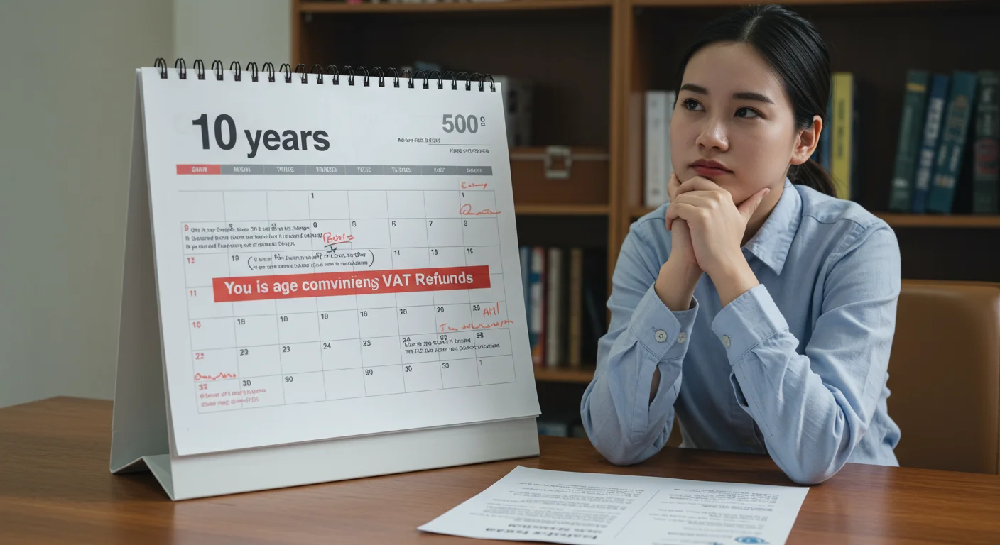 환급받은 부가세, 다시 내야 한다고요? 유지 기간과 주의사항