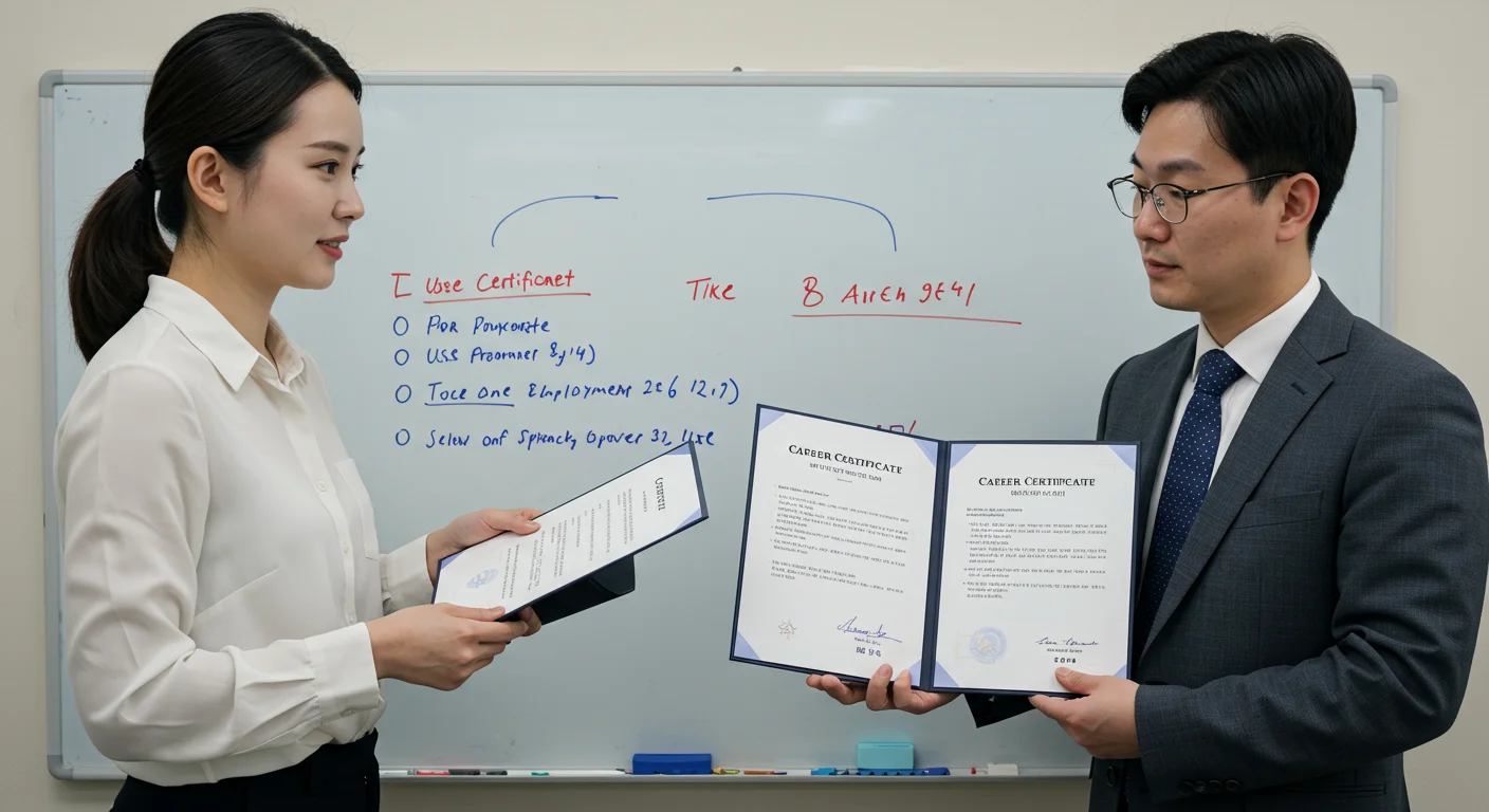 재직증명서 HWP, 어디에 필요하고 경력증명서와 뭐가 다를까요?
