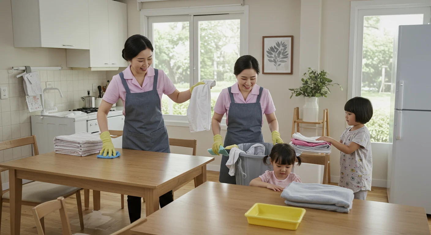가사도우미는 어떤 일들을 도와줄 수 있나요?