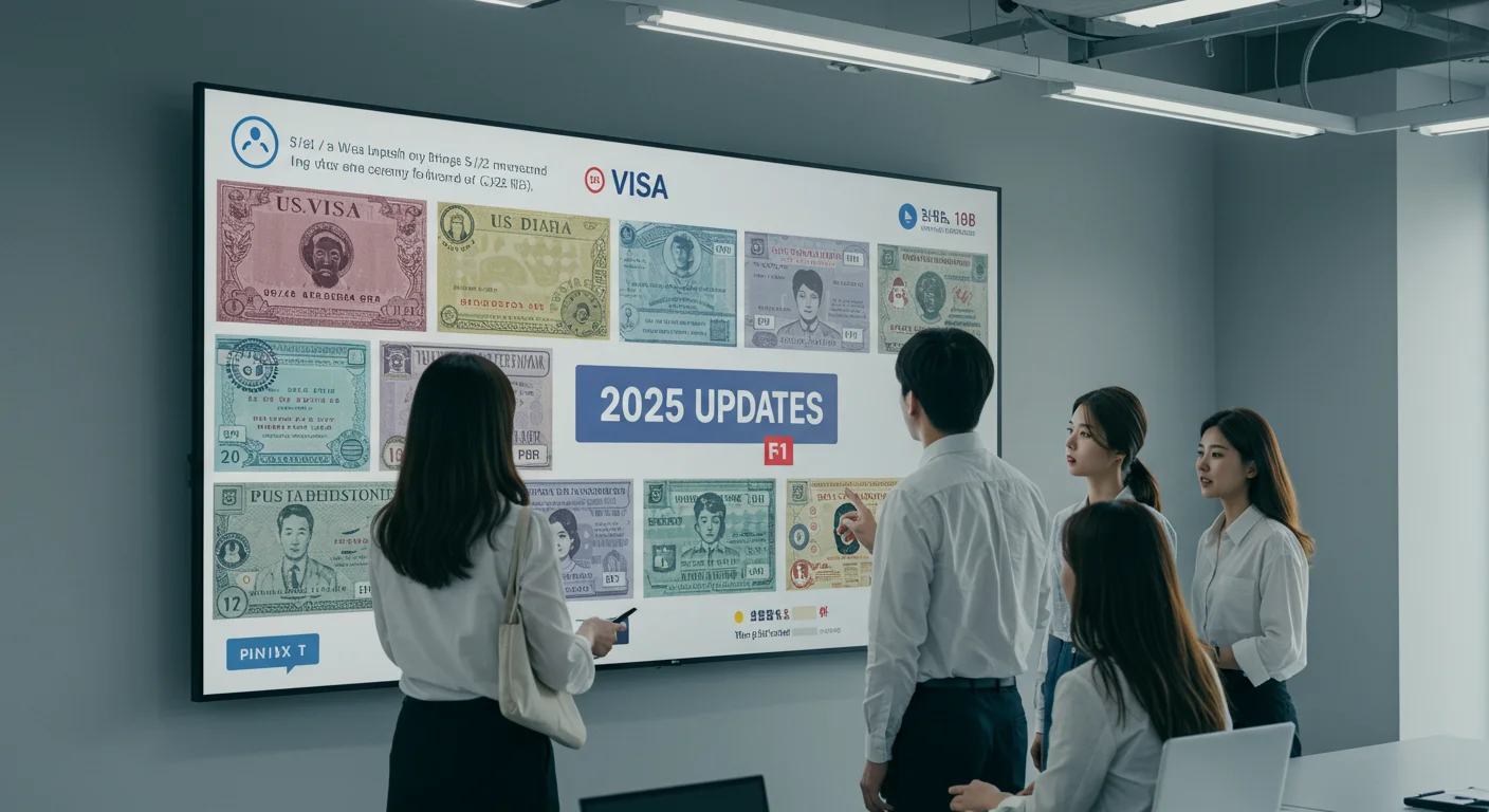 미국비자 종류와 2025년 최신 동향을 알려드려요!