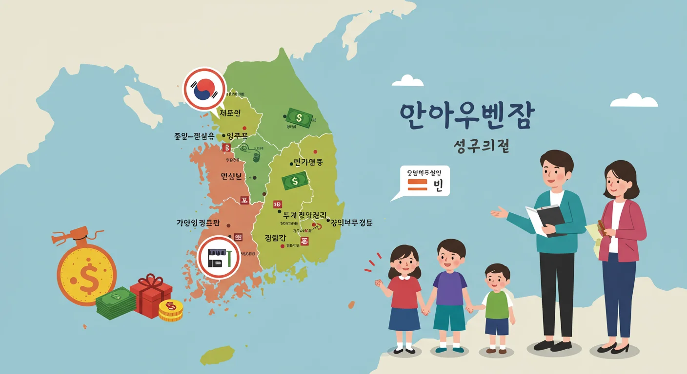 우리 동네는 특별한 혜택이 있을까요? (지역별 지원금 확인)