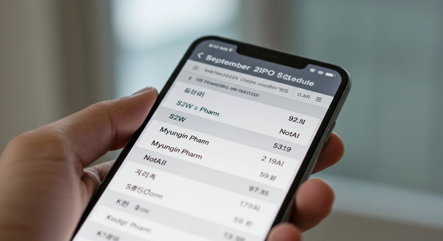 주목! 2025년 9월 공모주 청약 종목 살펴보기