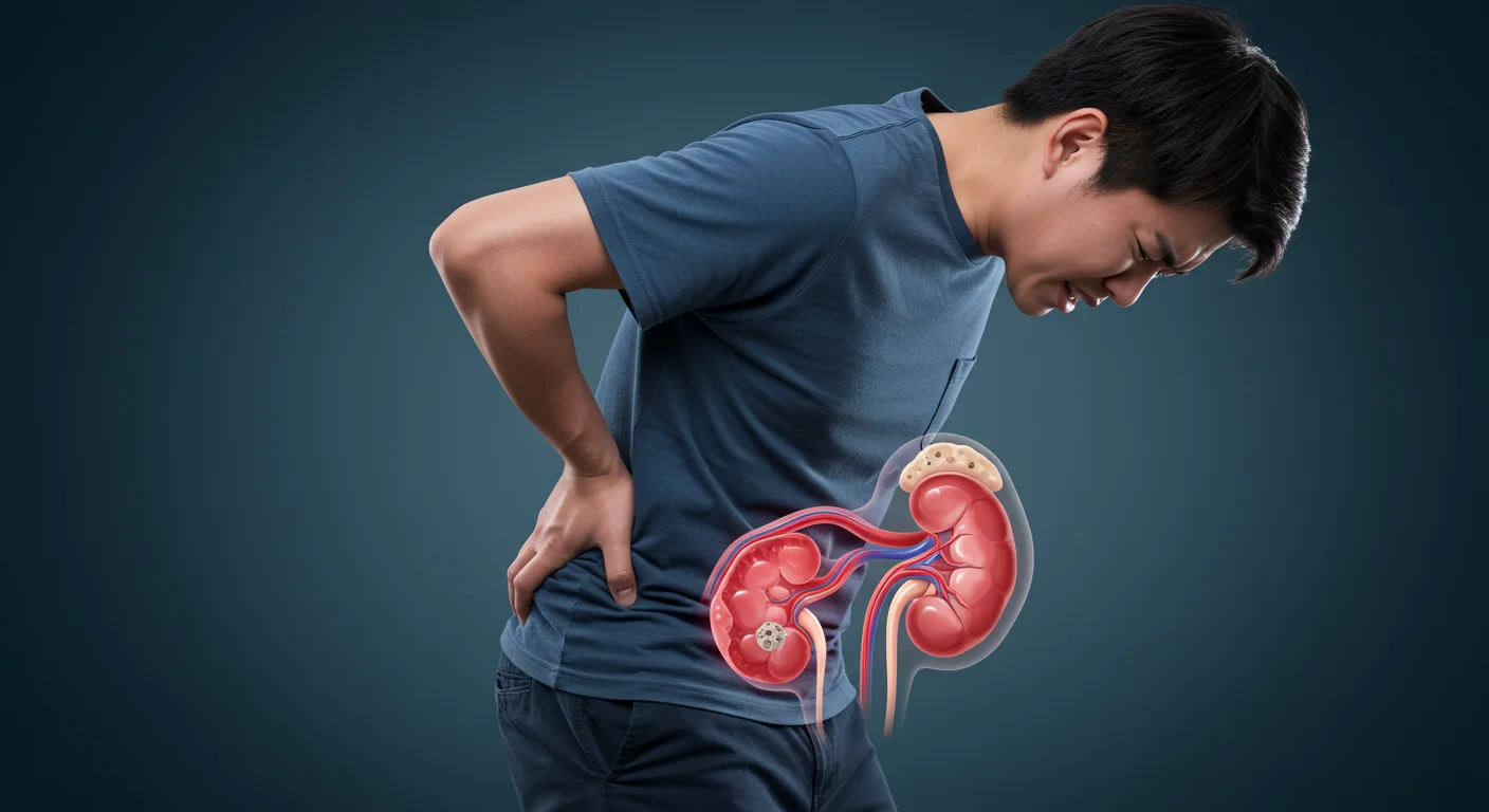 허리부터 아랫배까지, 신장결석과 신우신염