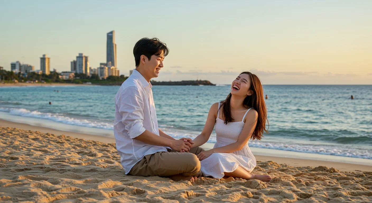 호주 골드코스트에서 펼쳐진 현실 로맨스