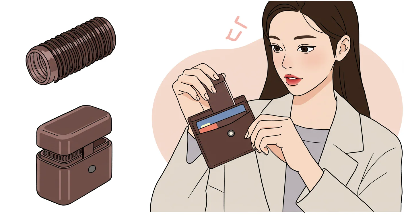 기존 헤어롤과의 차별점 - 납작한 형태의 혁신