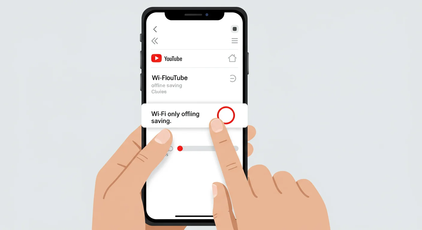 Android 유튜브 앱에서 자동 오프라인 저장 끄기