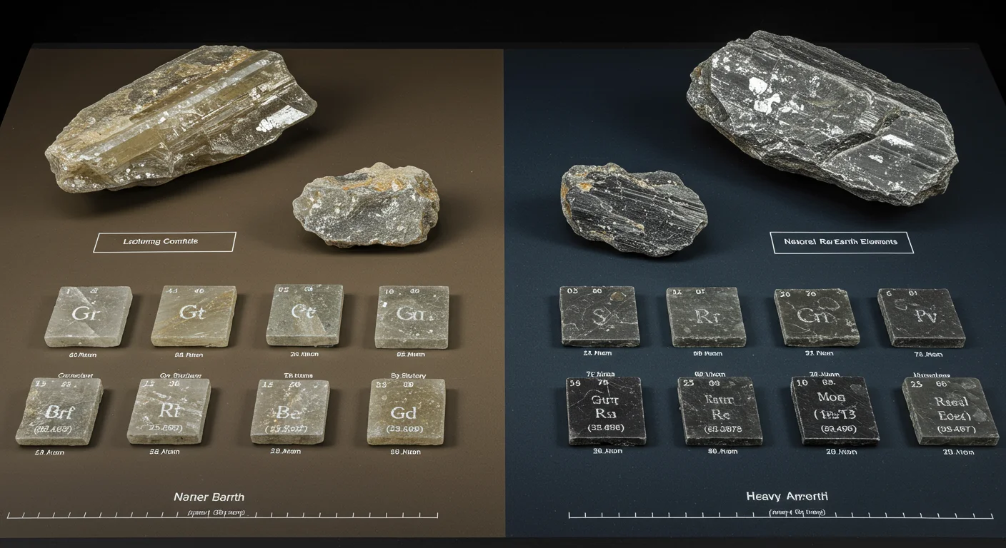 희토류도 종류가 있다? 경희토류와 중희토류