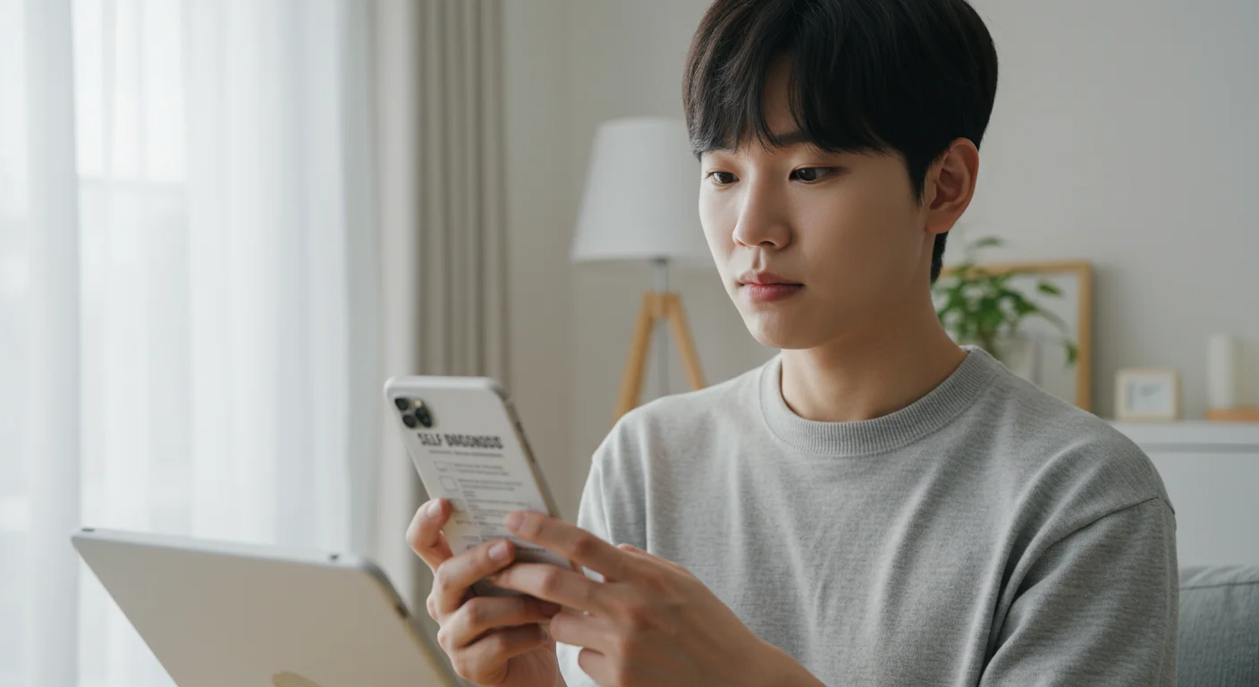 지금 바로 자가진단 해보세요!