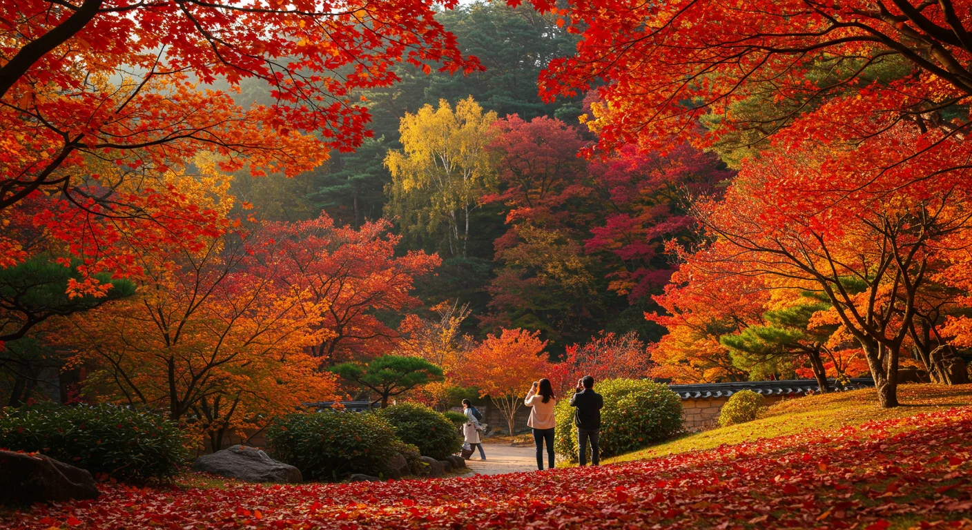 2025년 화담숲 단풍 시즌, 언제일까요?