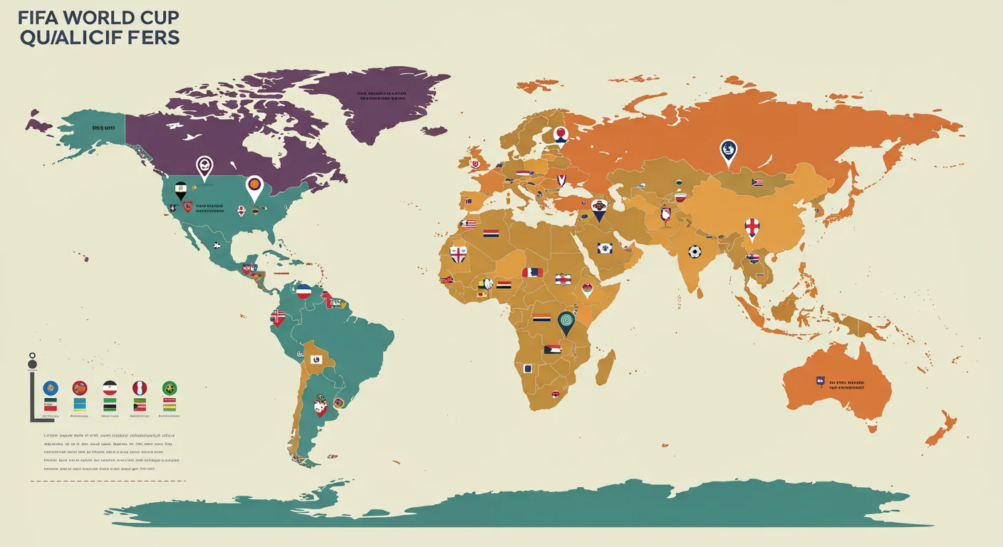 다른 대륙들은 어떻게 예선을 치를까요?