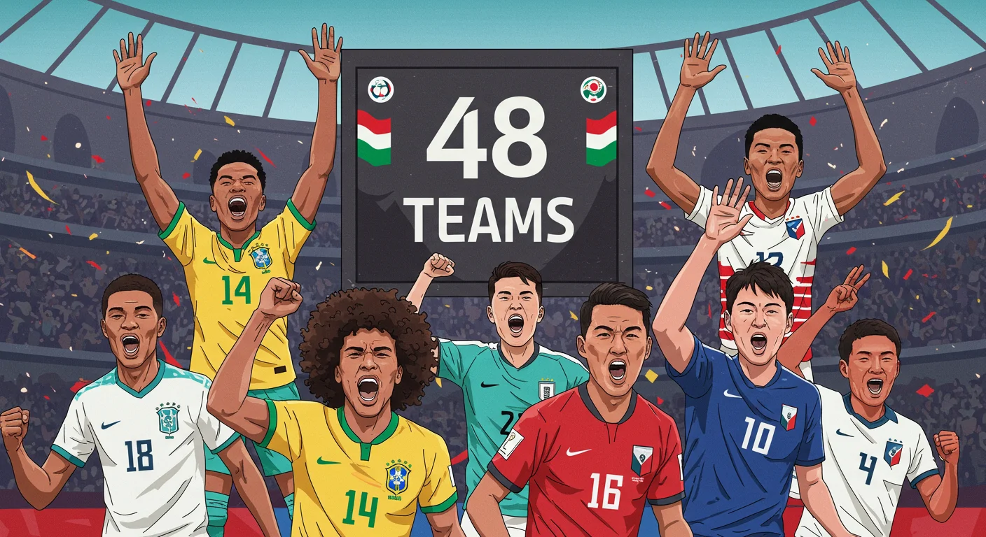 본선 티켓이 무려 48장으로 늘었어요!