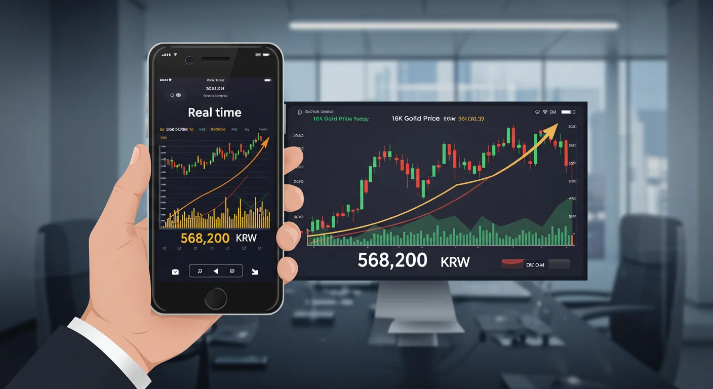 2025년 10월 22일, 18K오늘금시세 확인해요! 💰
