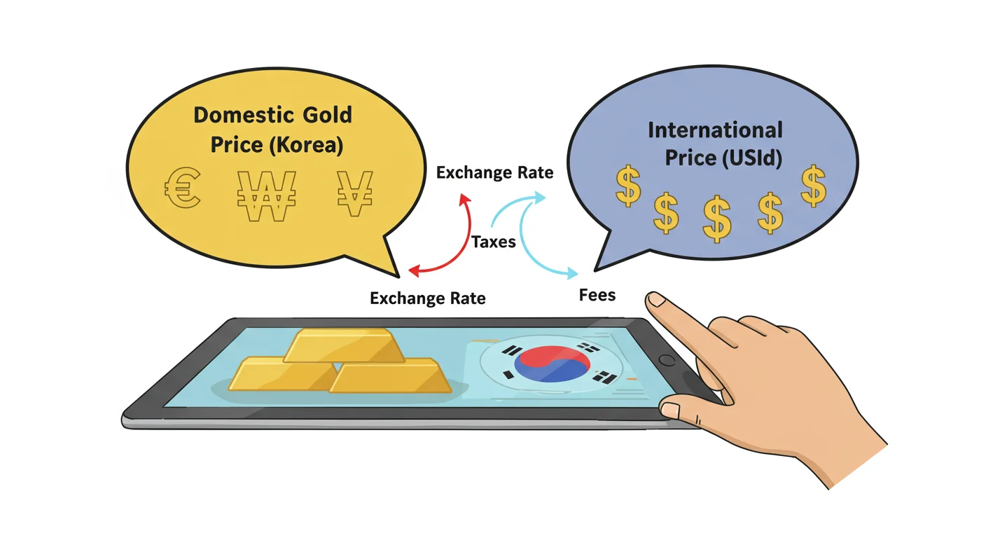 국내 금시세와 국제 금시세, 왜 다를까요? 🔎