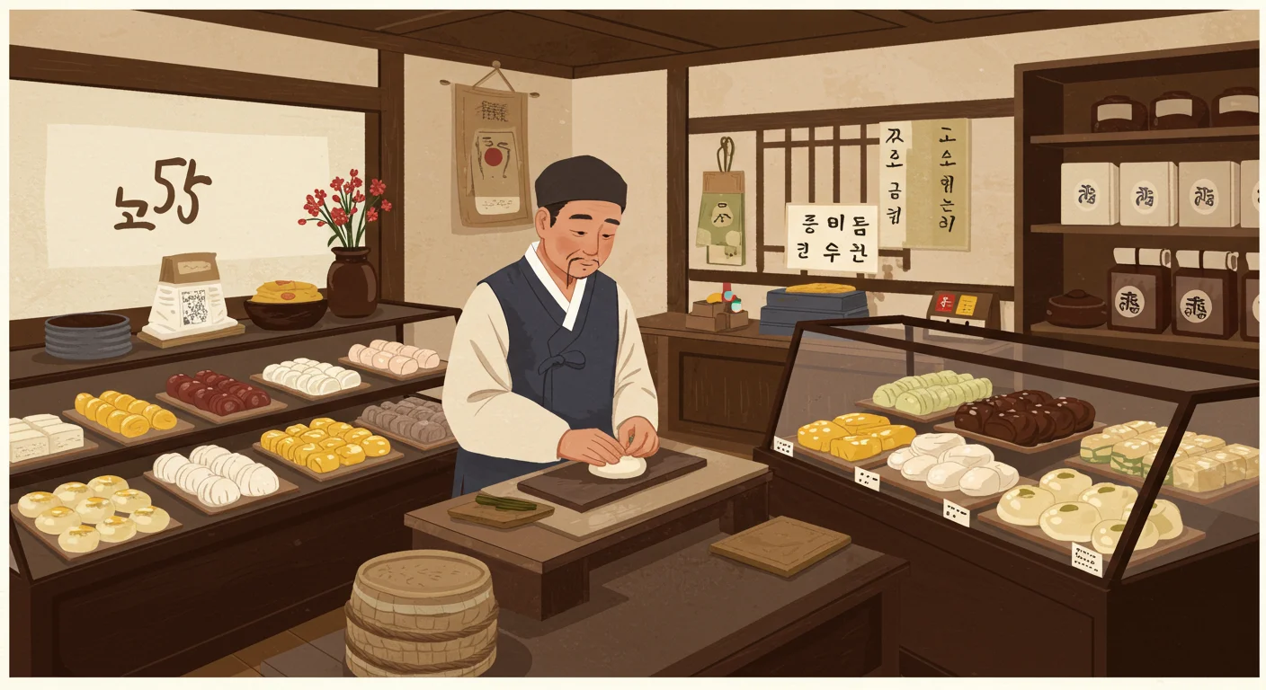 명미당 왕호두 찹쌀떡, 55년 전통의 비밀 ✨