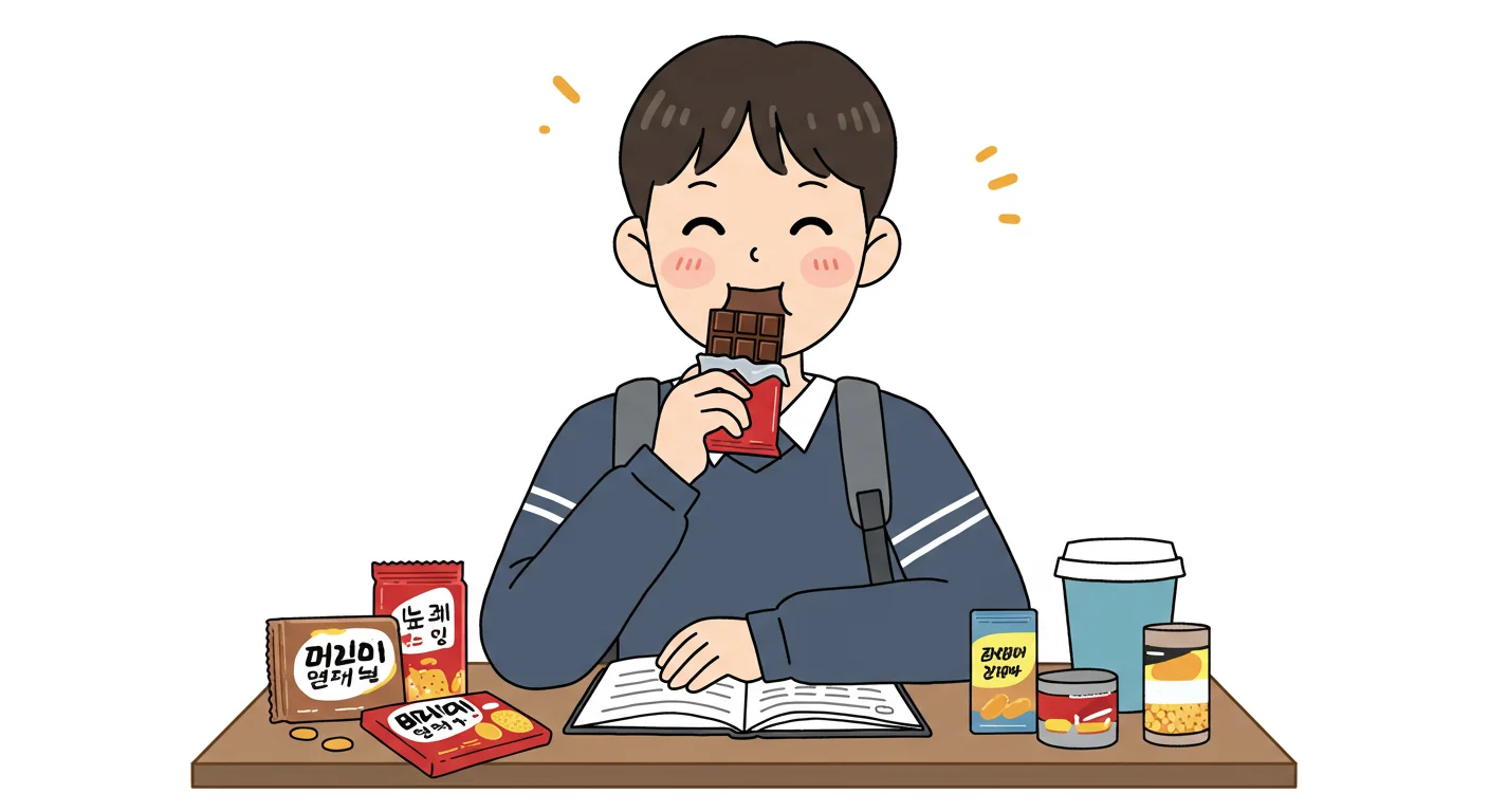 수험생 에너지 UP! 간식과 건강기능식품