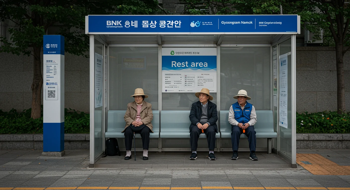 BNK경남은행 남목지점 쉼터: 언제든 쉬어가세요 😊
