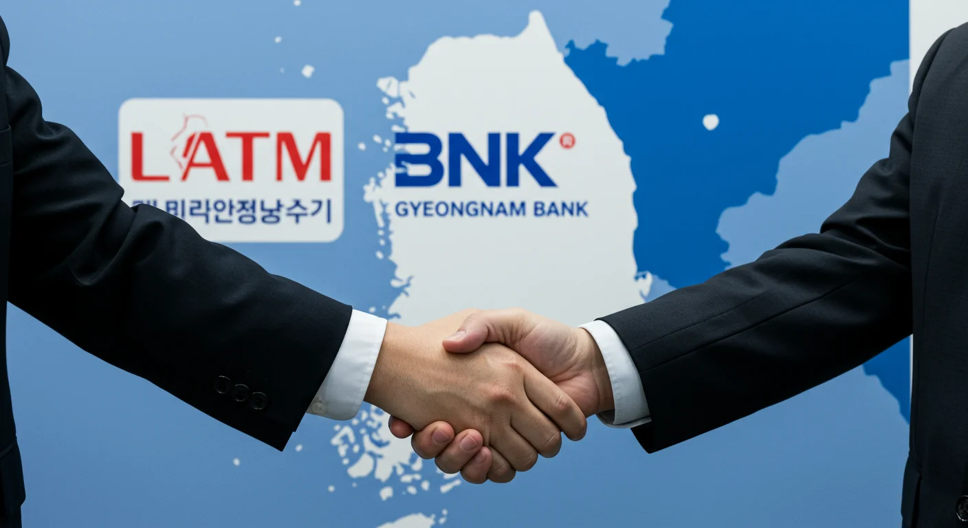 롯데ATM과 BNK경남은행의 든든한 동행 시작!