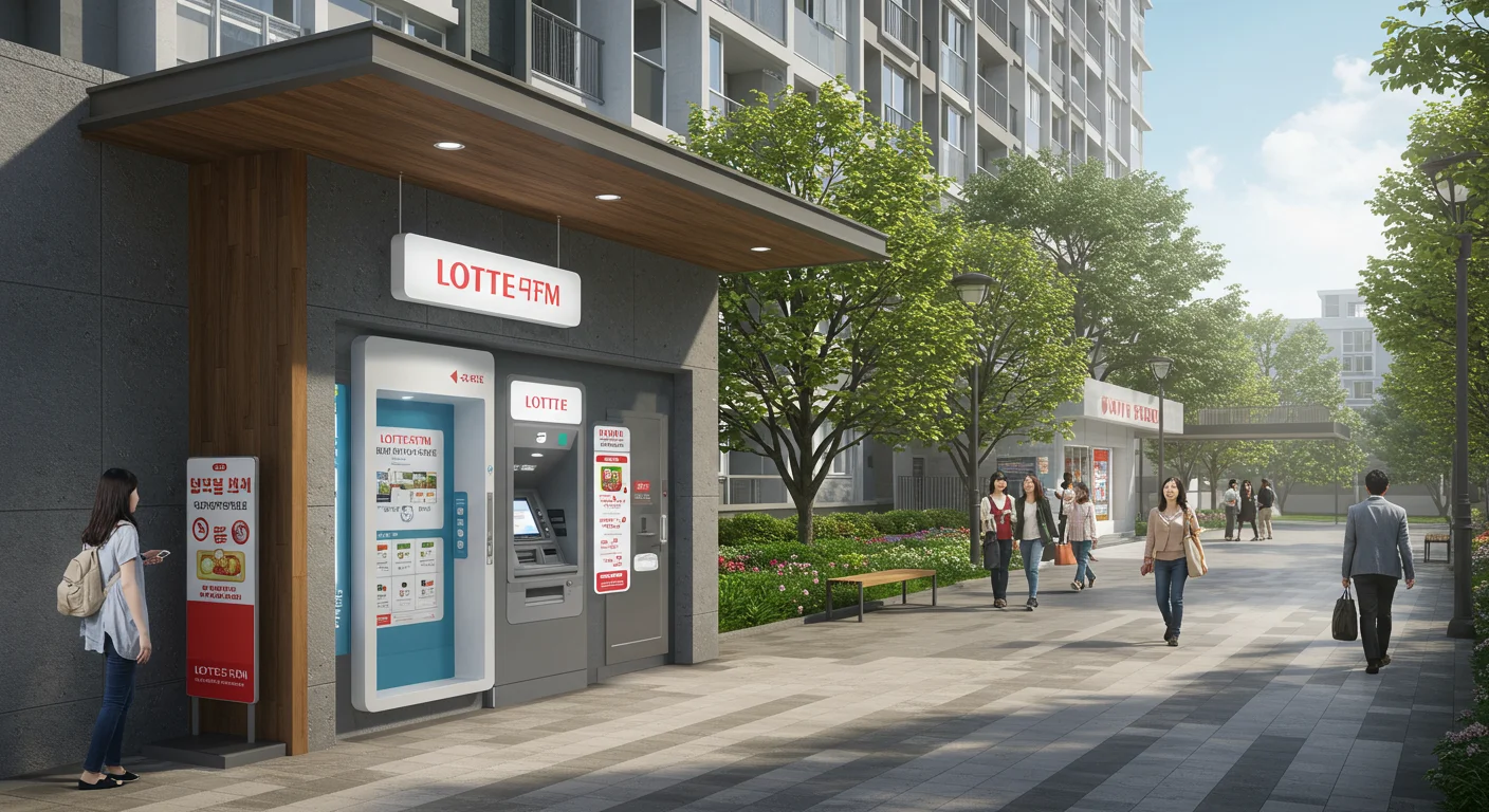 롯데캐슬더퍼스트, 우리 아파트에도 롯데ATM이 있나요?