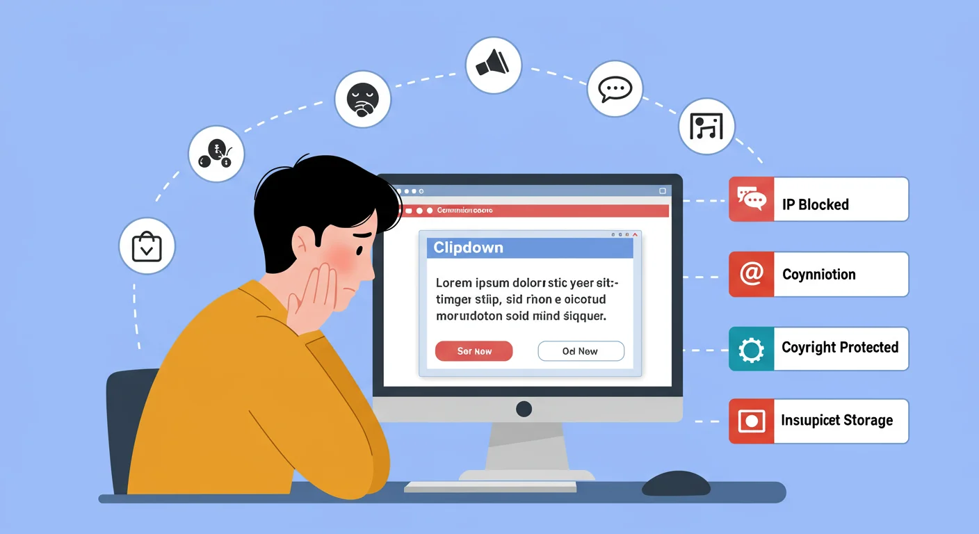 클립다운 다운로드가 안되는 흔한 이유들 😥