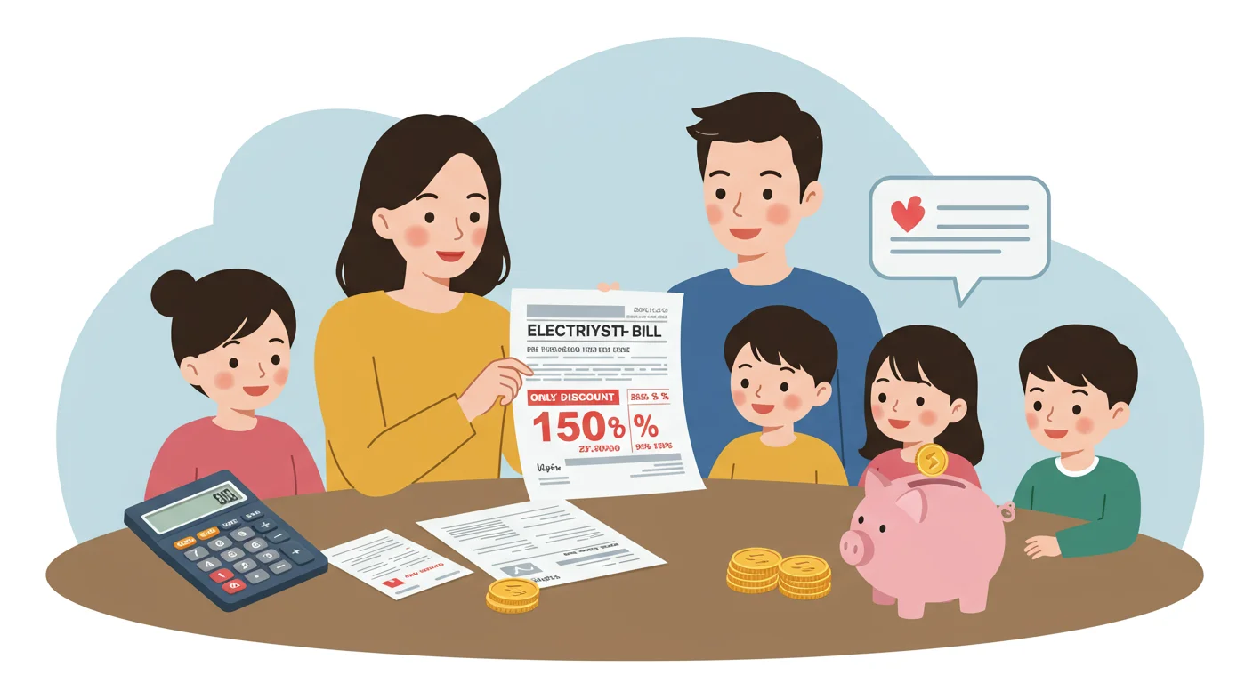 대가족 및 다자녀 가구, 전기요금 얼마나 아낄 수 있나요?