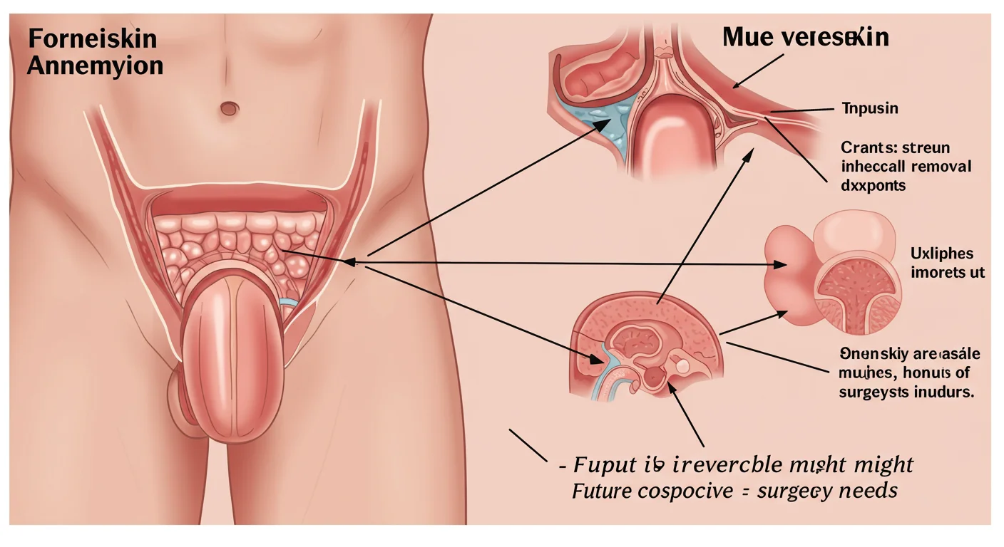 돌이킬 수 없는 포피 손실의 심각성