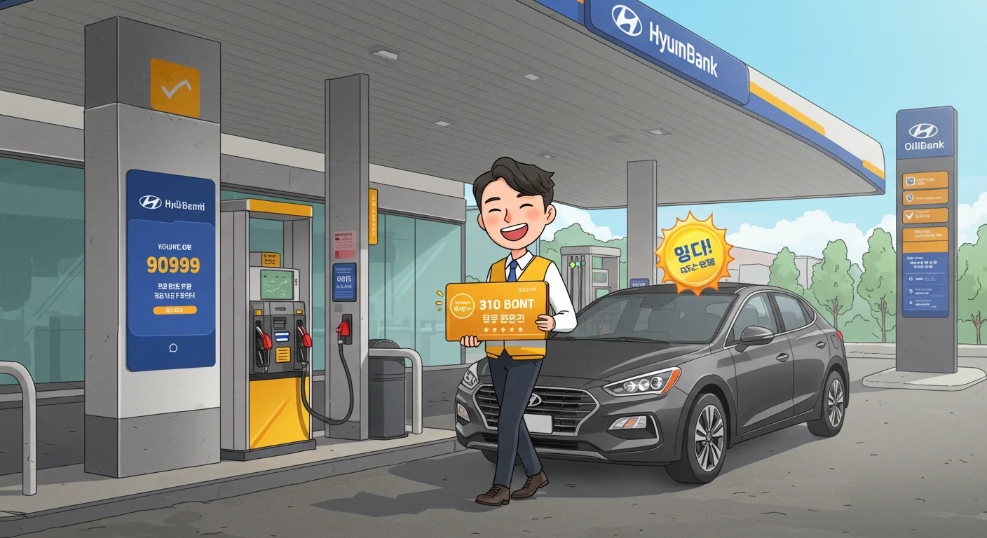 현대오일뱅크 보너스포인트 적립하고 쓰는 방법!
