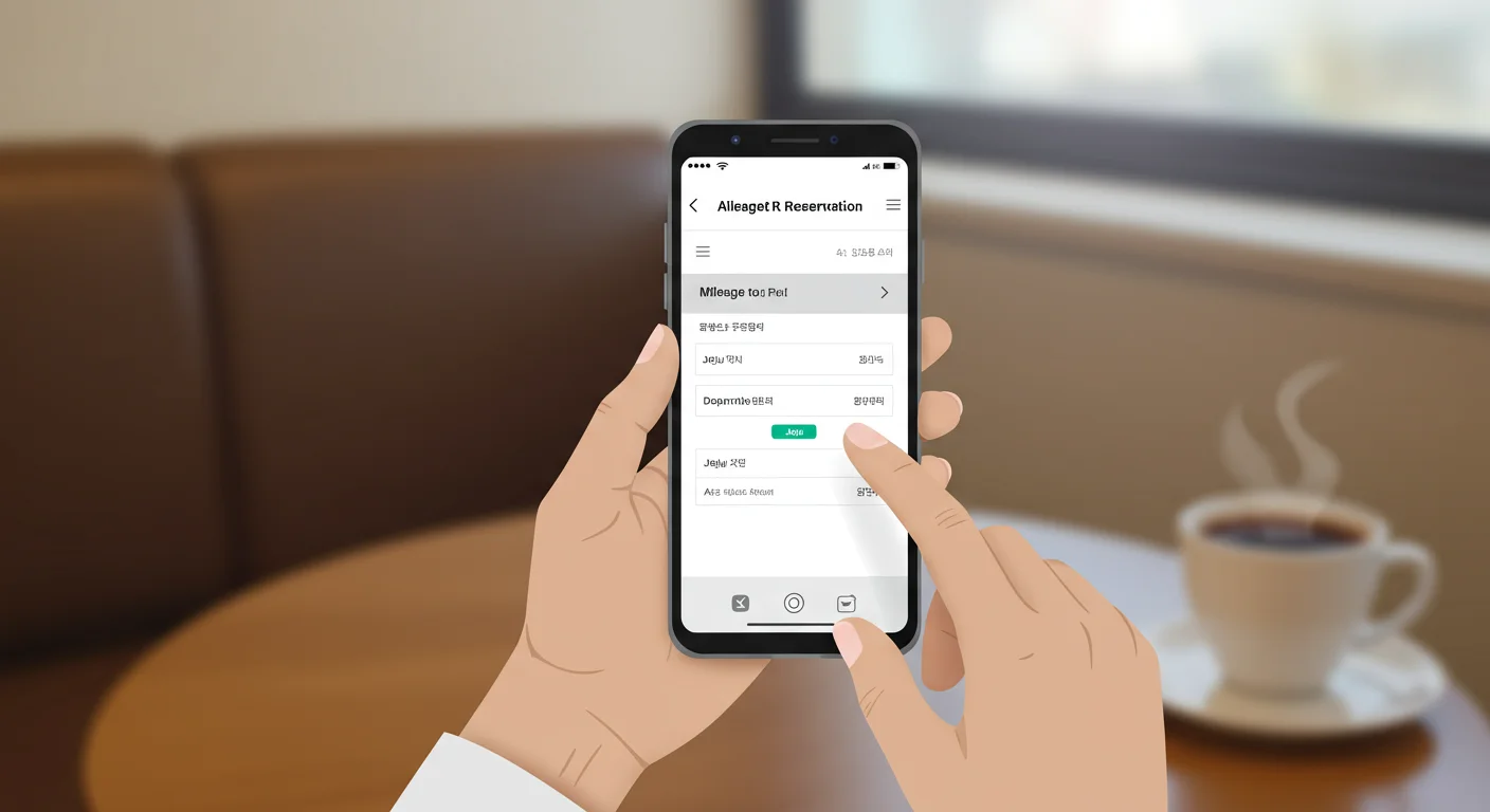 아시아나 마일리지로 제주도 항공권 예약하는 쉬운 방법