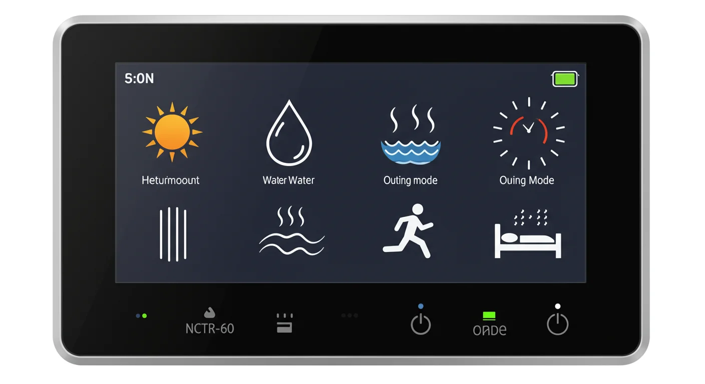 난방/온수/외출, NCTR-60의 다른 편리한 기능들