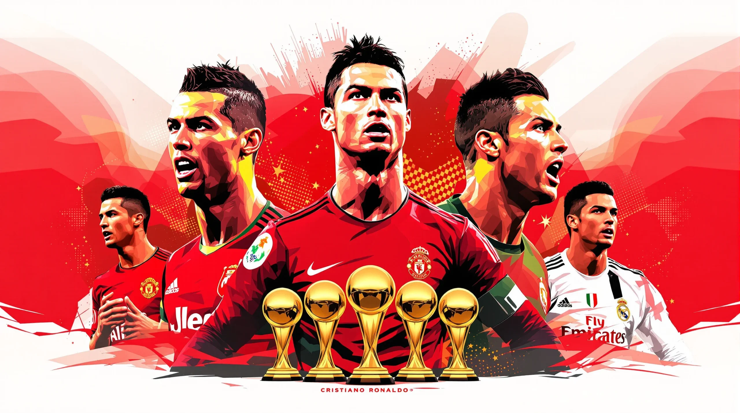 호날두의 빛나는 경력과 주요 기록들