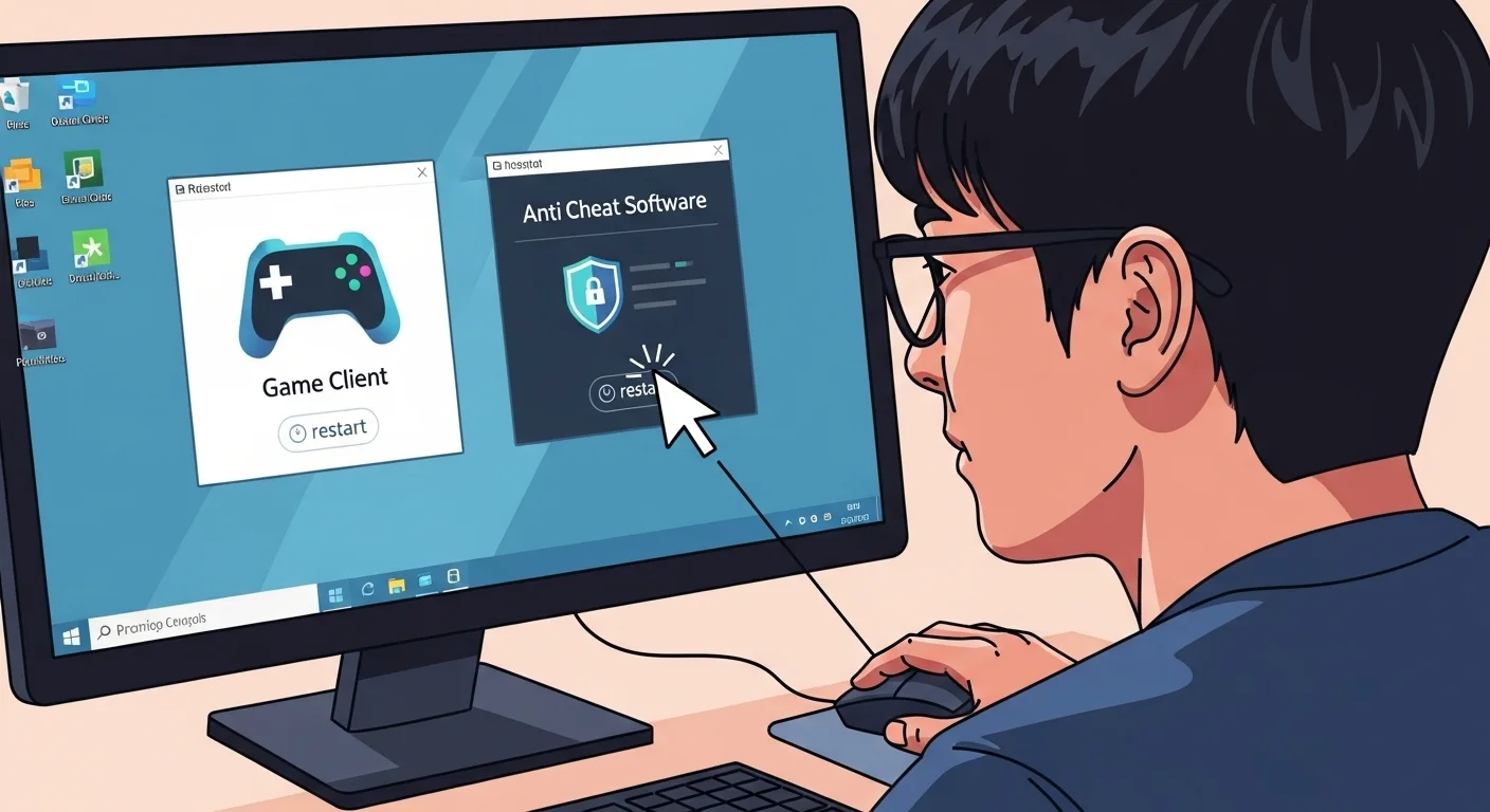 뱅가드와 클라이언트, 이렇게 재시작해요!