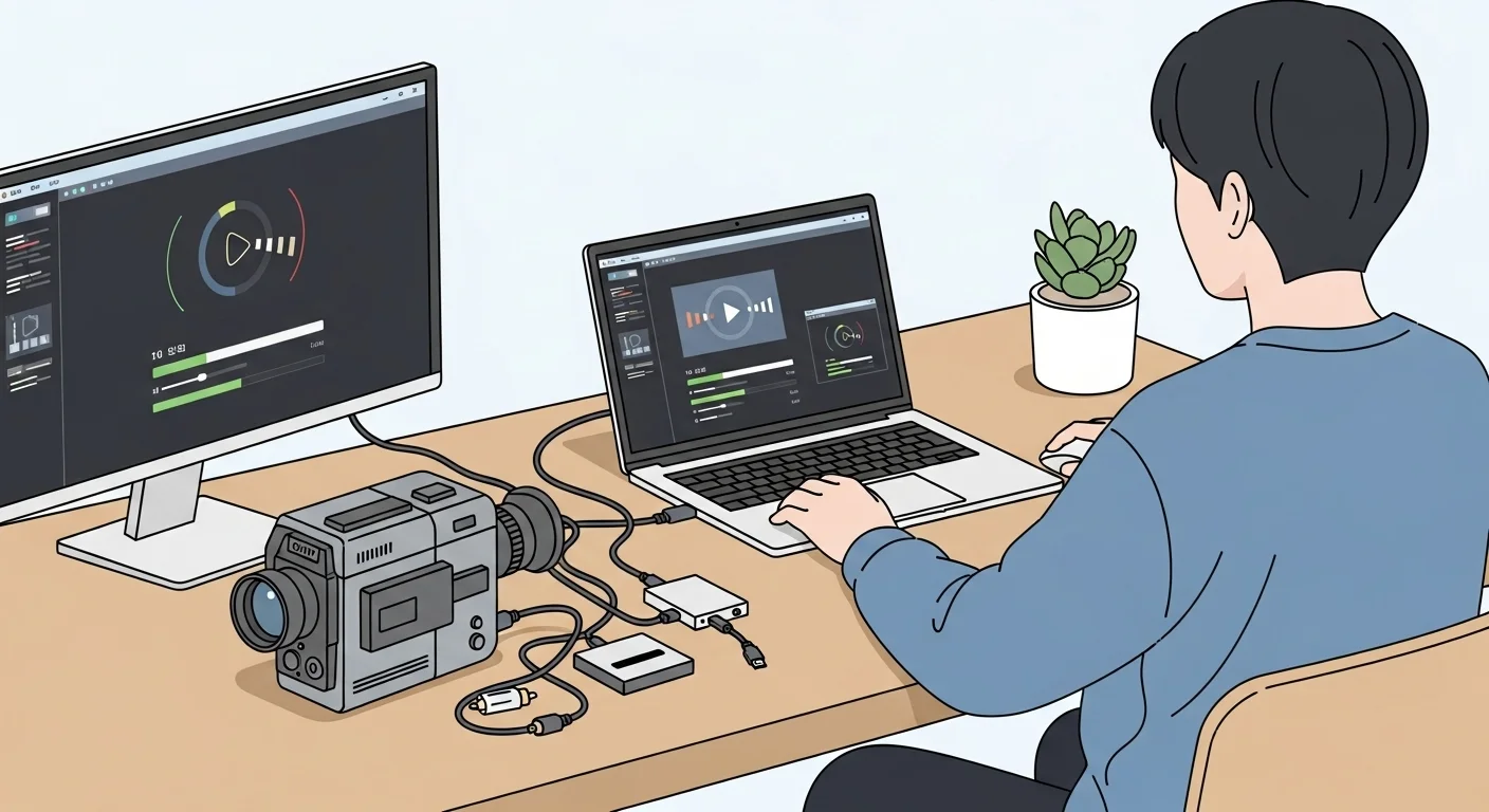 집에서 직접 8mm 비디오를 디지털로 변환하는 방법