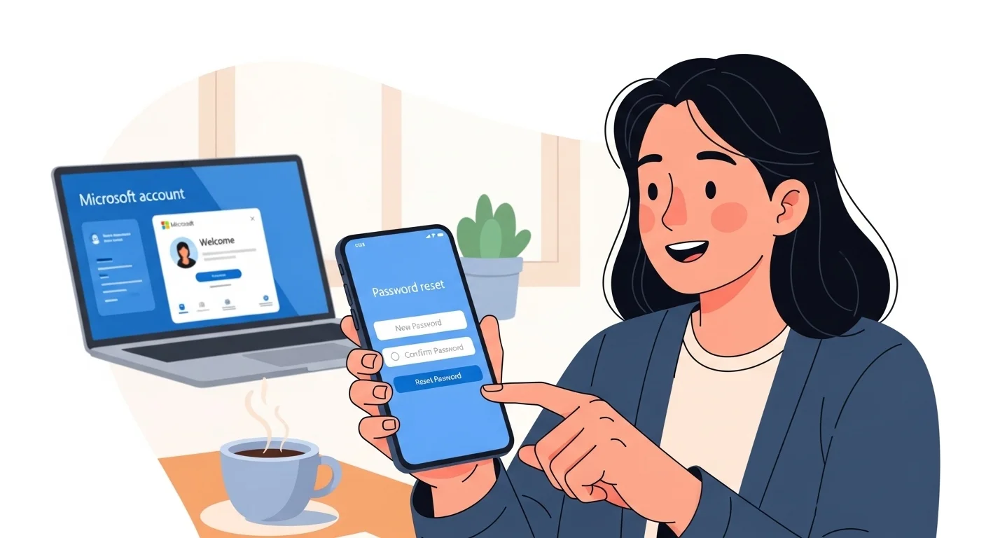 마이크로소프트 계정 비밀번호 재설정
