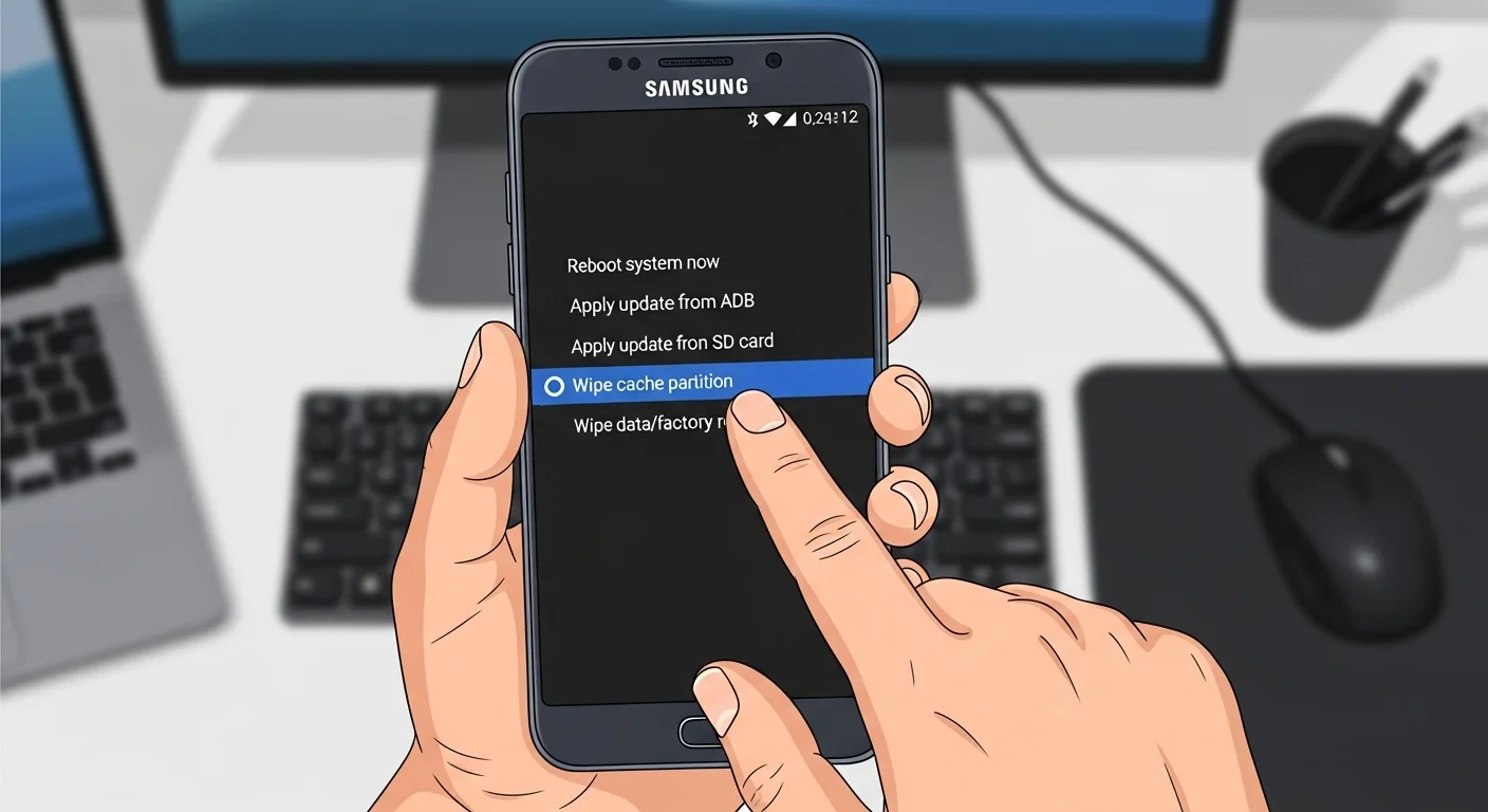 깔끔한 마무리! 캐시 삭제와 재부팅으로 새 폰처럼!