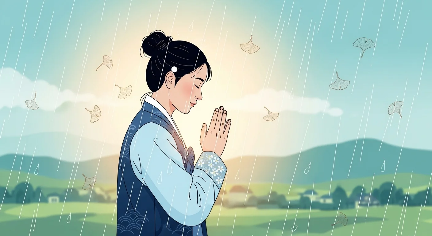 기도가 내리는 비처럼, 우리를 적시도록