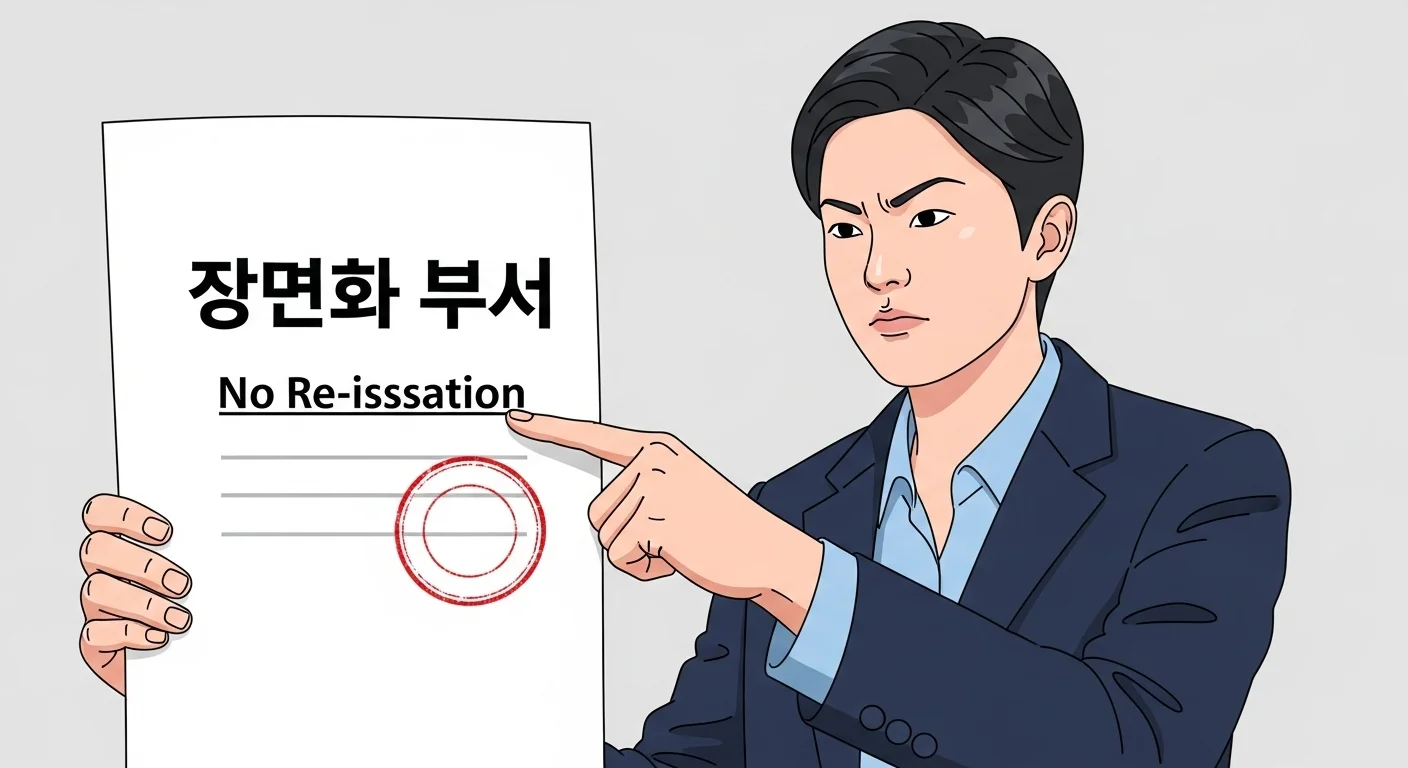 등기권리증 재발급은 불가능해요