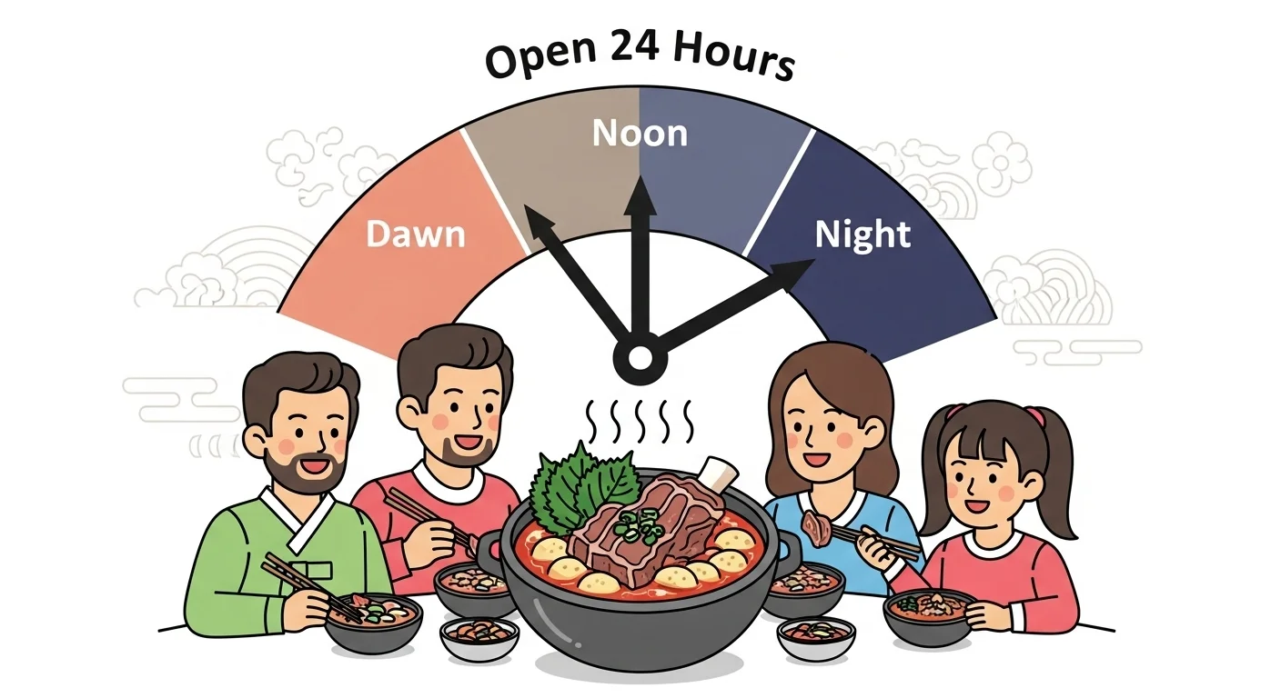 언제든 맛볼 수 있는 24시간 감자탕!