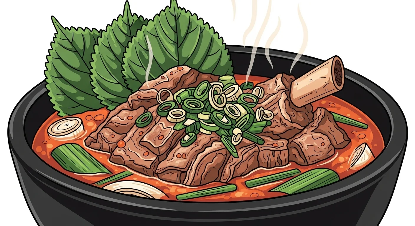 얼큰하고 구수한 국물, 부드러운 살코기!