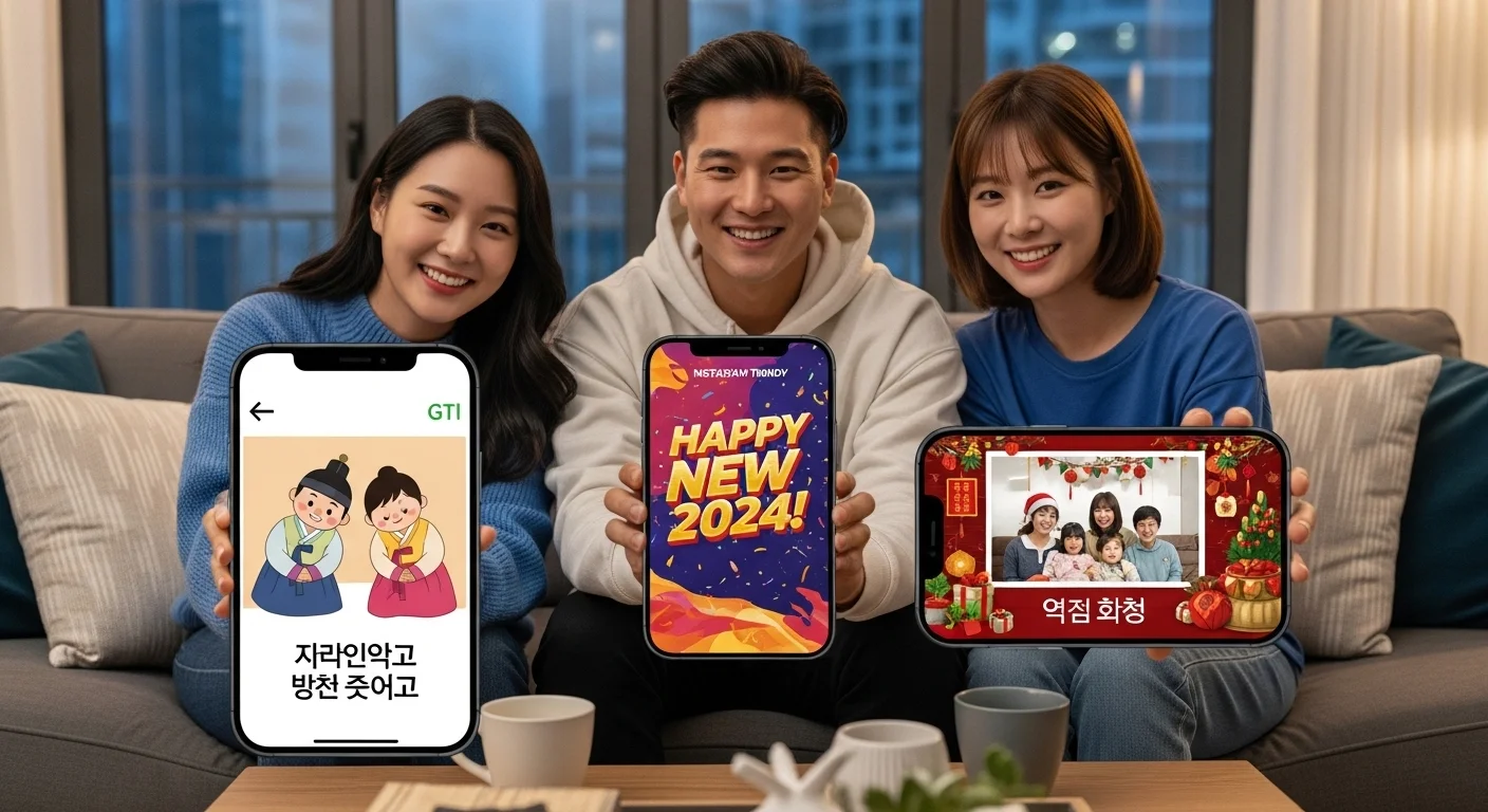 소셜 미디어별 맞춤! 2026년 새해 GIF 스타일은?