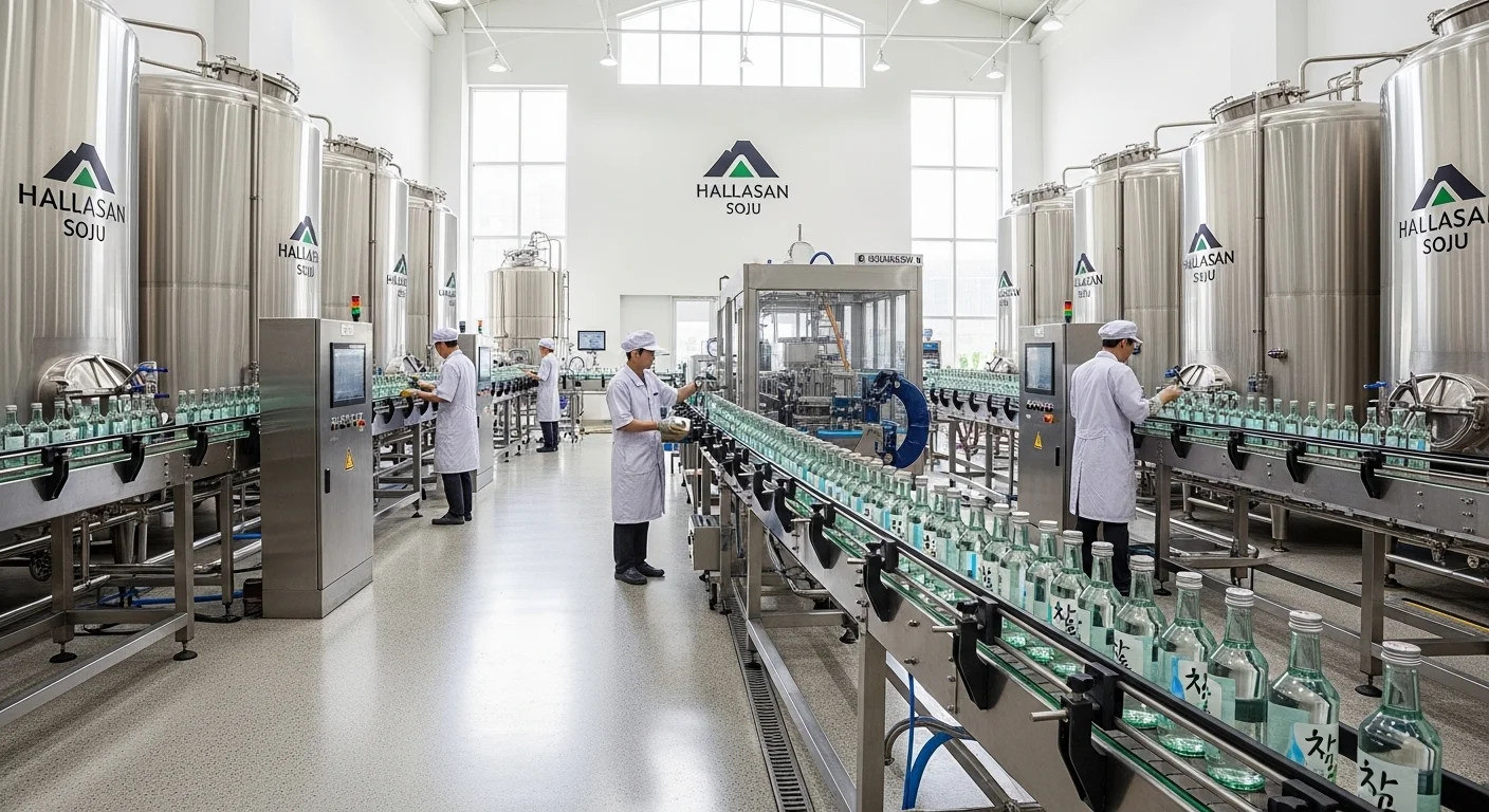 성장과 발전을 거듭한 한라산 소주 회사