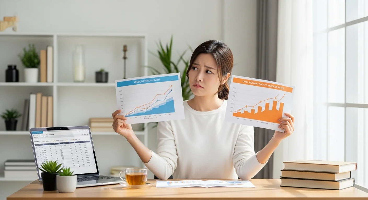 재직 공무원 보수 인상률과의 차이, 왜 다를까요?