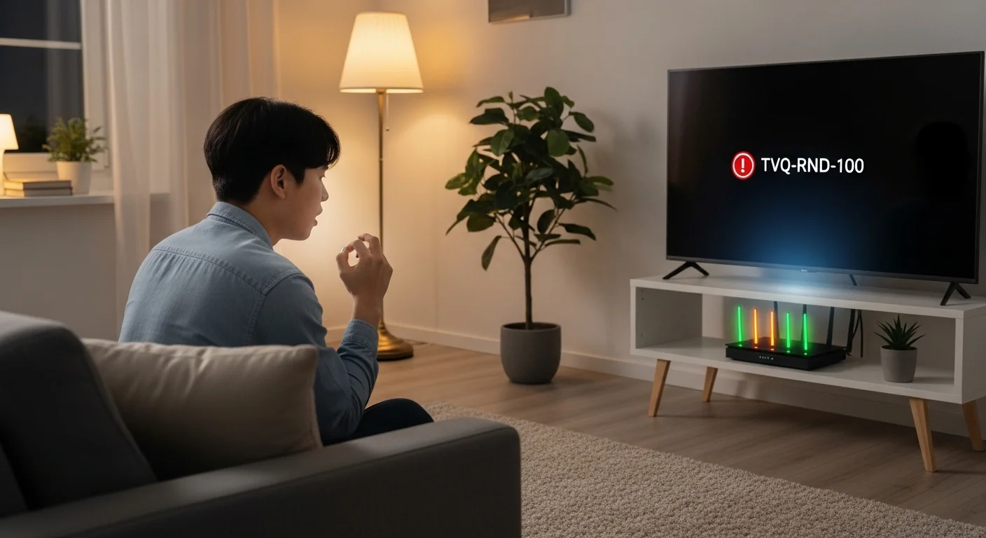 TVQ-RND-100 오류, 왜 발생할까요?