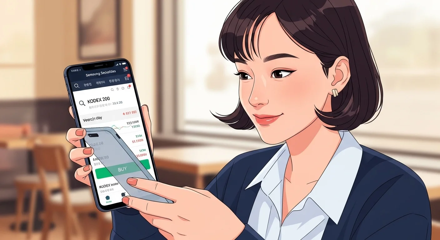삼성증권 앱으로 KODEX 200 ETF 쉽게 매수하기