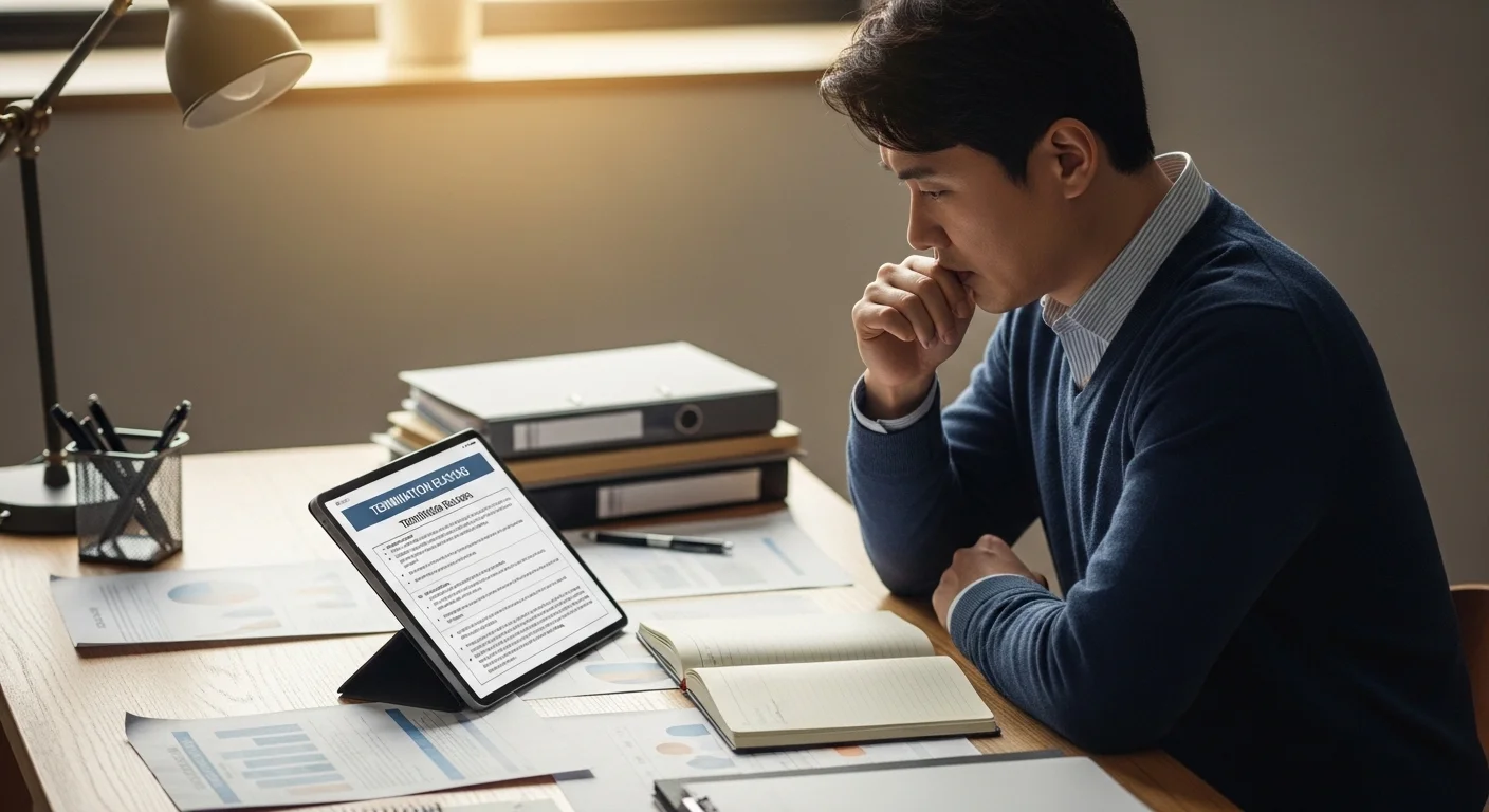 노란우산공제 해지 사유의 분류