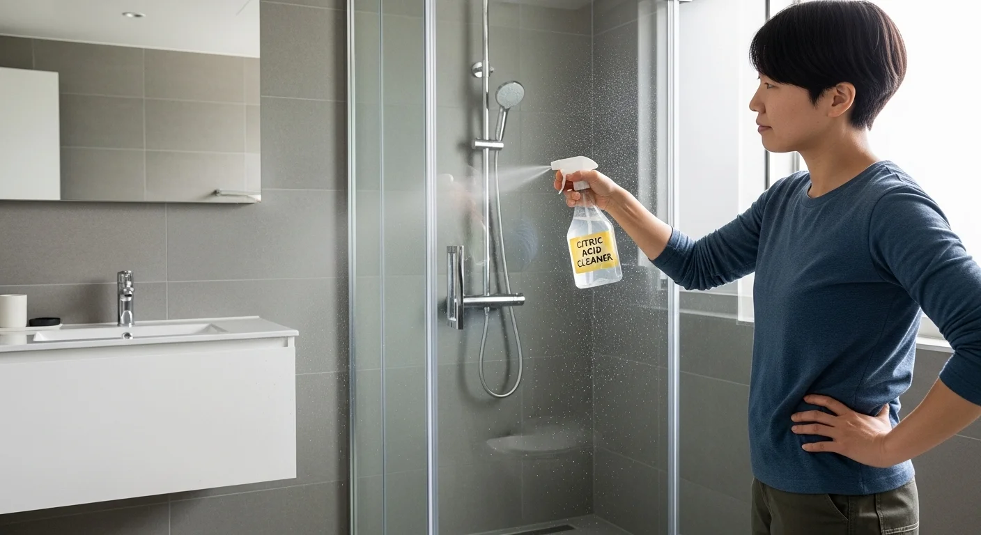 욕실 타일 및 유리 청소 방법