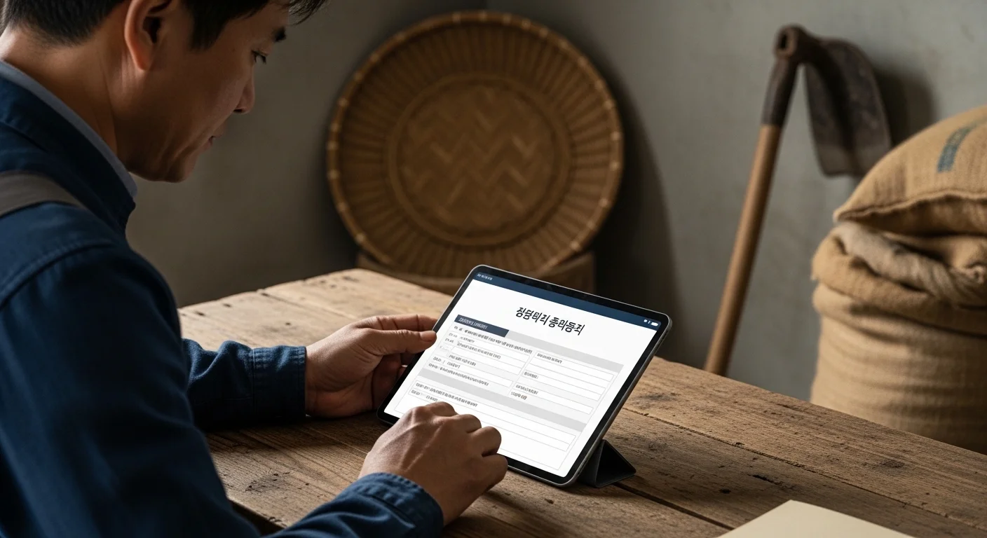 농업경영체 등록