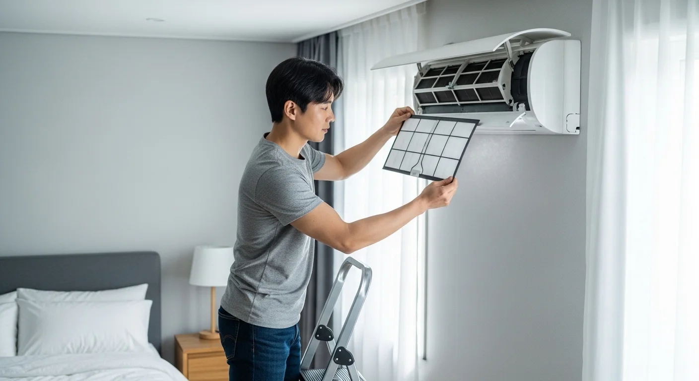 에어컨 종류별 필터 청소 방법